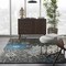 Homeroots 4 x 6 ft. Charcoal & Blue Big Flower Area Rug 385412 - alternate 4